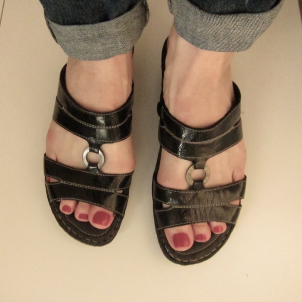 Josef Seibel Black Sandals